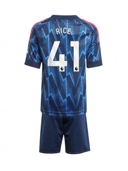 Billige Arsenal Declan Rice #41 Bortedraktsett Barn 2025-26 Kortermet (+ Korte bukser)